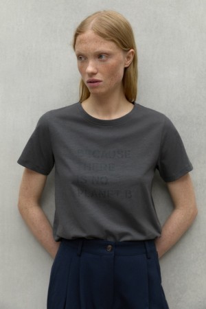 Ecoalf Ambel T-shirts Damen Dunkelgrau | PDS-230457