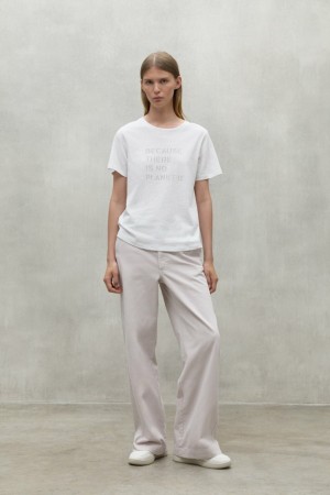 Ecoalf Ambel T-shirts Damen Weiß | XAM-934852