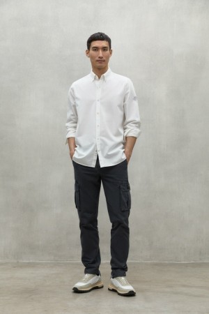 Ecoalf Antejo Hemd Herren Weiß | VKL-761324