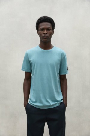 Ecoalf Aqua Vent T-shirts Herren Helltürkis Grün | YPE-320459