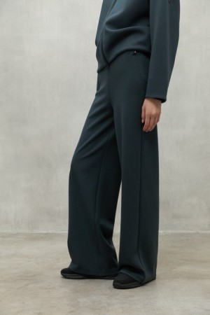 Ecoalf Arda Hosen Damen Dunkelgrün | IDZ-543971