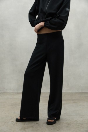 Ecoalf Arda Hosen Damen Schwarz | ASP-690315