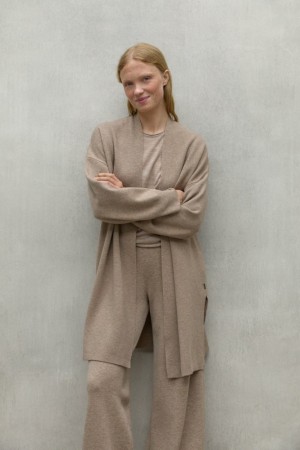 Ecoalf Areca Pullover Damen Beige | FGJ-571902