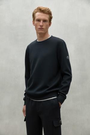 Ecoalf Arles Sweatshirts Herren Schwarz | DCE-623984