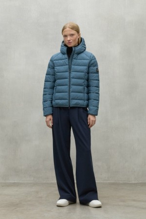 Ecoalf Aspen Jacken Damen Blau | QUZ-257419