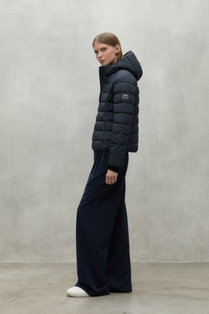 Ecoalf Aspen Jacken Damen Navy Blau | WGF-078234