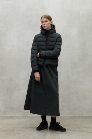 Ecoalf Aspen Jacken Damen Schwarz | FWI-708439
