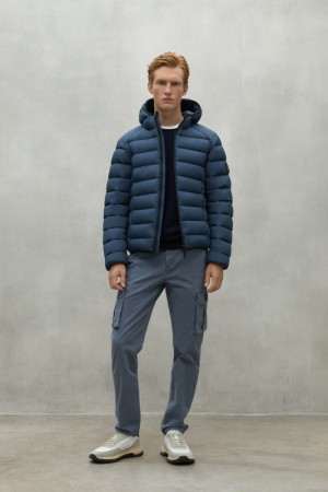 Ecoalf Aspen Jacken Herren Blau | BAR-768512