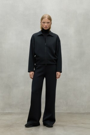 Ecoalf Austin Sweatshirts Damen Schwarz | SAT-356270