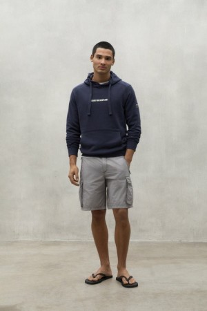 Ecoalf Barca Sweatshirts Herren Navy Blau | MFL-164583
