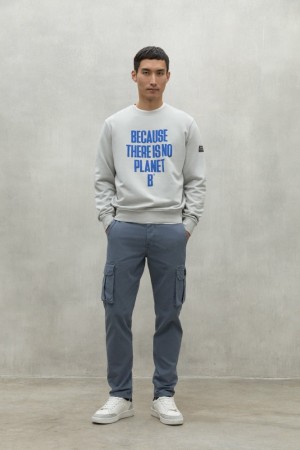 Ecoalf Barder Sweatshirts Herren Beige | JKO-721490