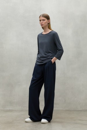 Ecoalf Beja T-shirts Damen Dunkelgrau | EGR-724510