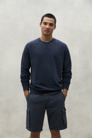 Ecoalf Berja Sweatshirts Herren Navy Blau | ZHV-874935