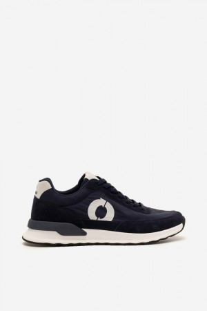 Ecoalf Conde Sneakers Herren Navy Blau | DVQ-658230