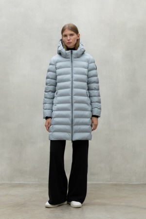 Ecoalf Cronulla Mäntel Damen Hellblau | FRS-259617