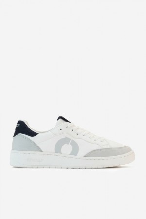 Ecoalf Deia Vegan Leather Sneakers Herren Blau | OZG-385679