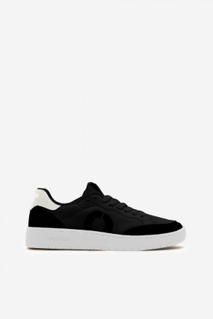 Ecoalf Deia Vegan Leather Sneakers Herren Schwarz | HRN-045673