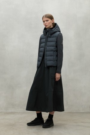 Ecoalf Denali Knitted Jacken Damen Dunkelgrau | FIW-897163