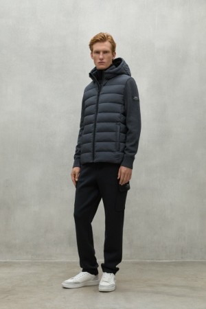 Ecoalf Denali Knitted Jacken Herren Dunkelgrau | RPI-657123