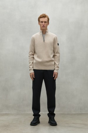Ecoalf Drago Pullover Herren Beige | QYL-127384