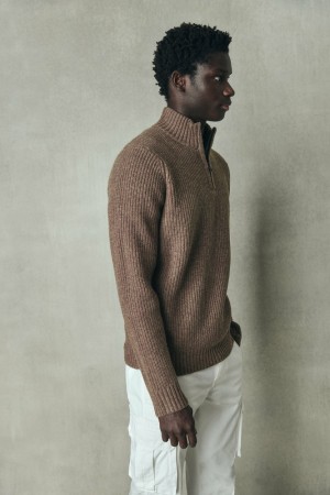 Ecoalf Drago Pullover Herren Braun | YOR-296508