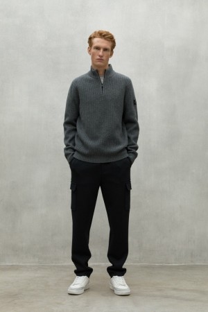Ecoalf Drago Pullover Herren Grau | ZHI-158623