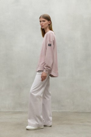 Ecoalf Elvas Sweatshirts Damen Rosa | XGD-815937