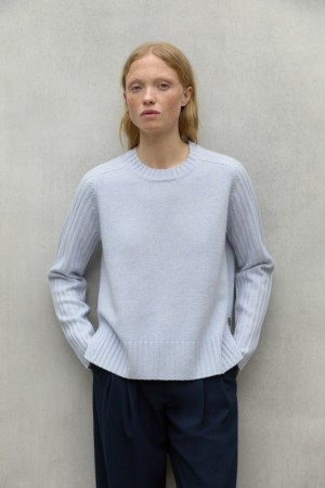 Ecoalf Eucalipto Pullover Damen Hellgrau | LWX-358490