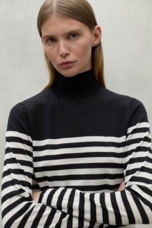Ecoalf Faya Pullover Damen Schwarz | SKX-276350