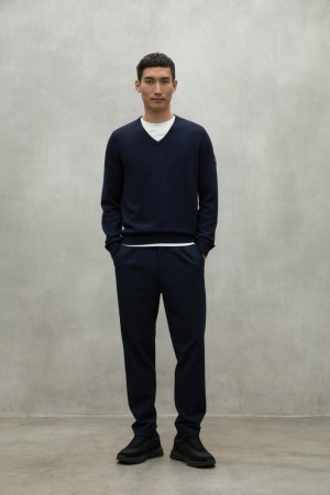 Ecoalf Ferro Pullover Herren Navy Blau | VUH-568324
