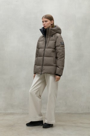 Ecoalf Fuji Jacken Damen Braun | OMW-468123