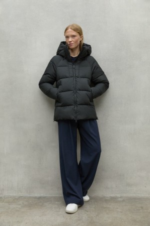 Ecoalf Fuji Jacken Damen Schwarz | FBT-547260