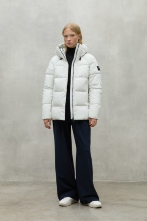 Ecoalf Fuji Jacken Damen Weiß | HZB-237096