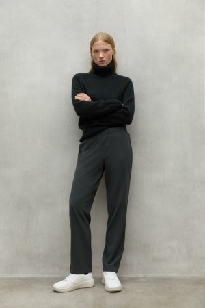 Ecoalf Gaya Hosen Damen Dunkelgrau | VOS-148302