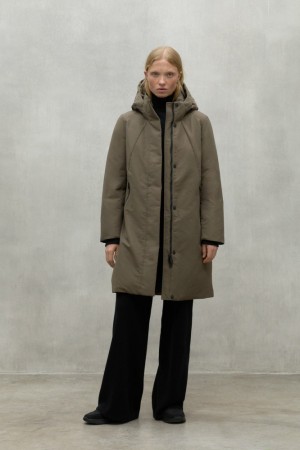 Ecoalf Glamour Mäntel Damen Braun | OMF-149206