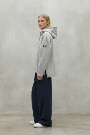 Ecoalf Granada Sweatshirts Damen Hellgrau | OET-976214