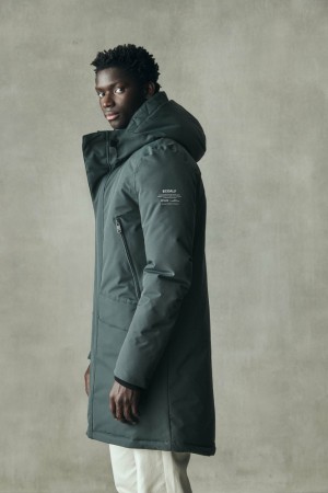 Ecoalf Iceberg Mäntel Herren Dunkelgrün | ARK-649132