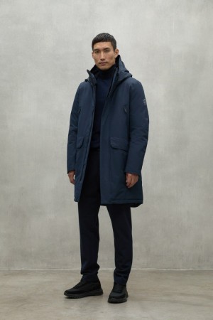 Ecoalf Iceberg Mäntel Herren Navy Blau | OXK-359270