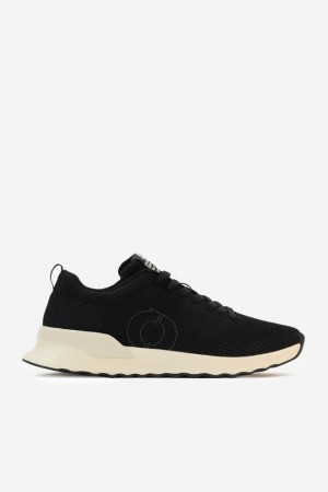 Ecoalf Knitted Conde Sneakers Damen Schwarz | SDE-674025