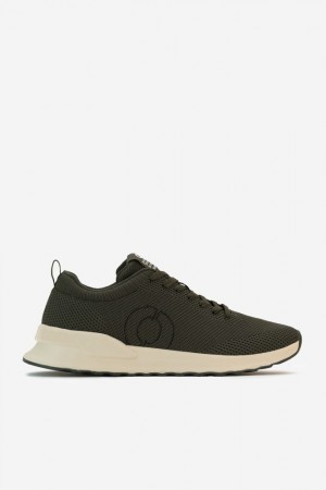 Ecoalf Knitted Conde Sneakers Herren Khaki | RGT-428167