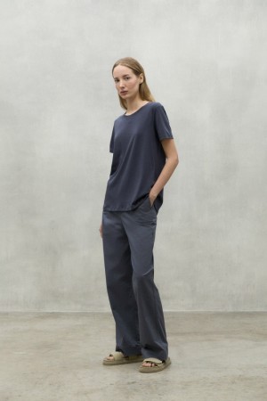 Ecoalf Lake T-shirts Damen Grau | LOQ-825410