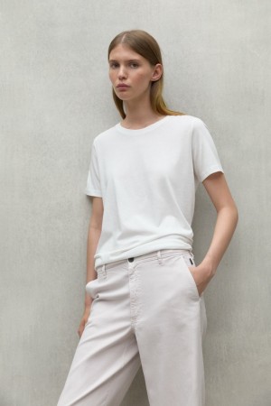 Ecoalf Lake T-shirts Damen Weiß | USH-261790