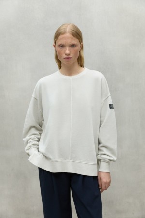 Ecoalf Lanus Sweatshirts Damen Weiß | NGR-105346