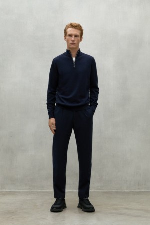 Ecoalf Larch Pullover Herren Navy Blau | TAJ-538426