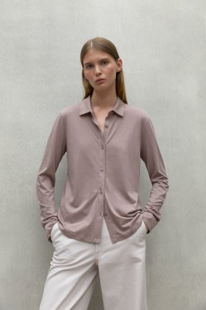 Ecoalf Lasa Hemd Damen Rosa | XEW-065214