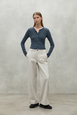 Ecoalf Lille T-shirts Damen Blau | HXM-021578