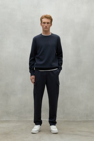 Ecoalf Limi Hose Herren Navy Blau | SFW-195830
