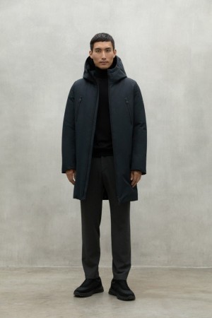 Ecoalf Livorno Mäntel Herren Schwarz | OFU-936401