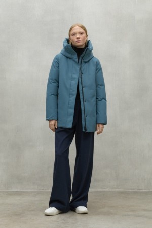 Ecoalf Makalu Jacken Damen Blau | SZH-378612