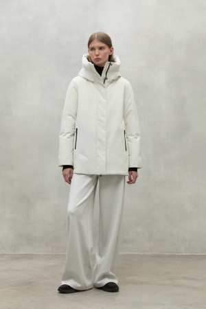 Ecoalf Makalu Jacken Damen Weiß | LRM-648271